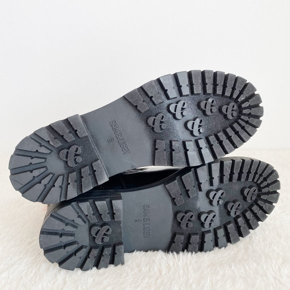 Sam&Libby Women's Skylar Pull-on Bootie, Black Leather, Size 7.5 / 9 - Picture 9 of 9